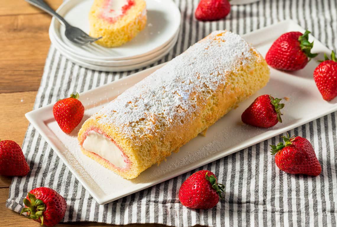 June baking challenge: Vanilla arctic roll